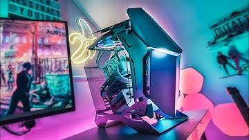 EPIC $3000 PC Build Time Lapse - Silver Mech Warrior /w RTX 3080 VISION