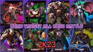 DEAD TARGET ALL BOSS (OLD + NEW) 2023 💯 BATTLE | ANDROID GAMEPLAY