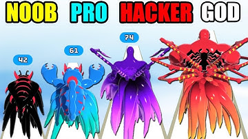 NOOB vs PRO vs HACKER vs GOD - Venom run 3D