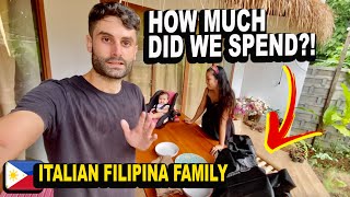 COST OF LIVING IN THE PHILIPPINES! HOW MUCH DID WE SPEND?! ITALIAN FILIPINA FAMILY