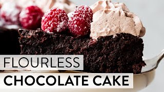 Flourless chocolate cake | sally's ...