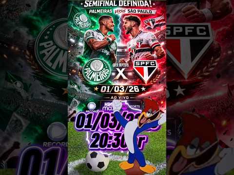 PALMEIRAS X SÃO PAULO AO VIVO | TV Grátis HBO Max Record Plus