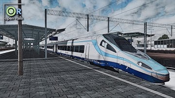 Open Rails - CMK | Train EIP 3104 | ED250 Pendolino (Kraków - Warszaw)