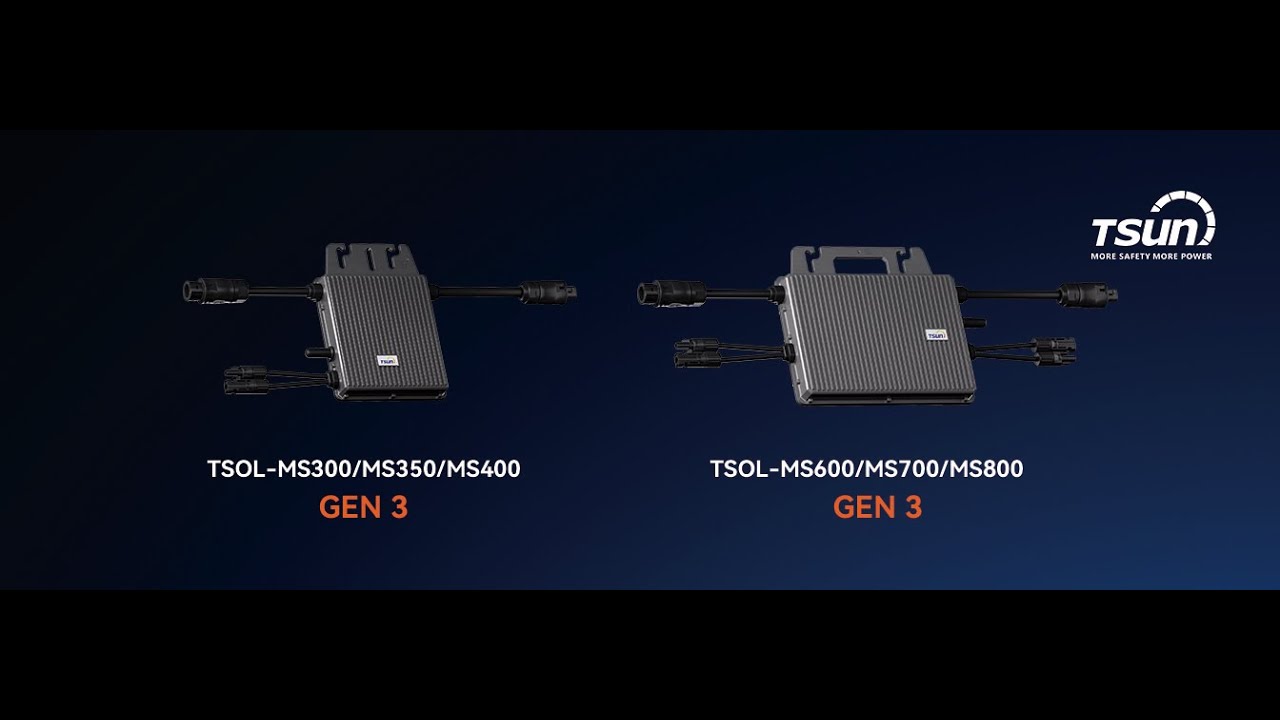 TSUN Gen3 Microinverter EN - YouTube