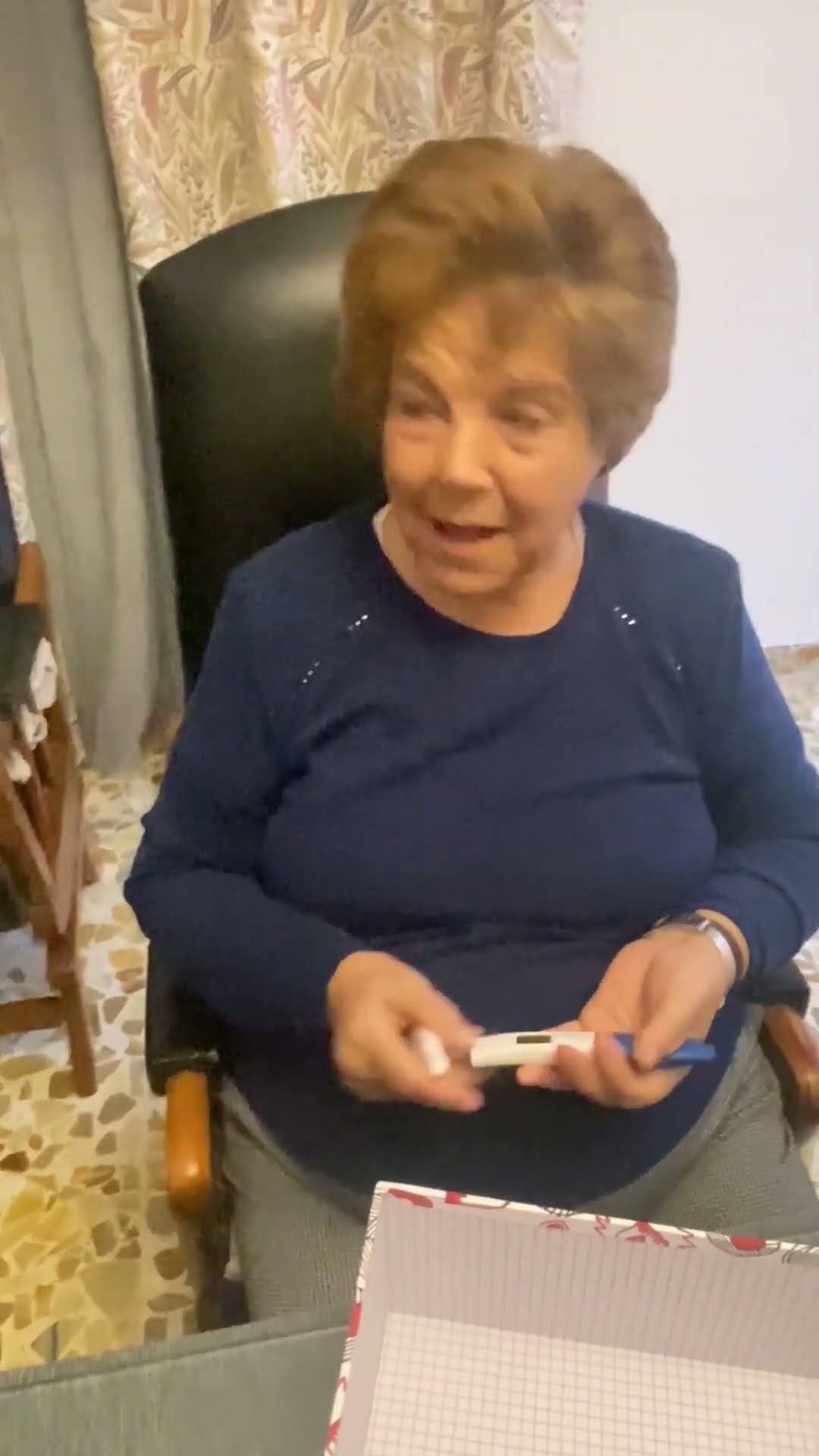 Grandma Mistakes a Pregnancy Test for a Thermometer || ViralHog