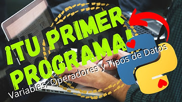 😱 Primer PROGRAMA guiado en Python (2024) 👾  VARIABLES, tipos de DATOS y OPERADORES programa FÁCIL 🤖
