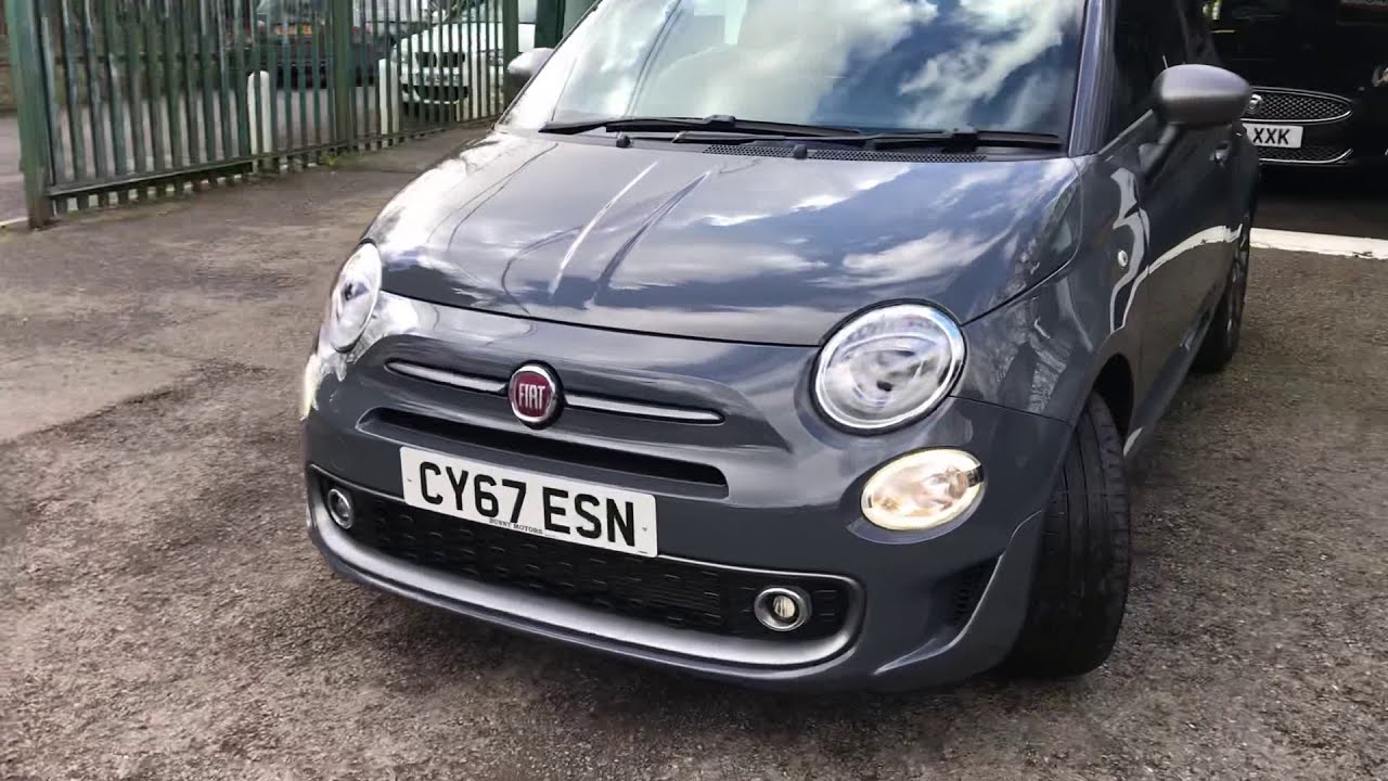 2017 FIAT 500 1.2 S SPORT NEW SHAPE IN TEXCH HOUSE GREY YouTube