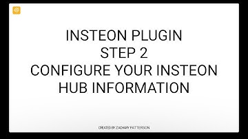 HOOBS® 4 - Insteon Plugin - Step 2 - Configuration Of Insteon Hub