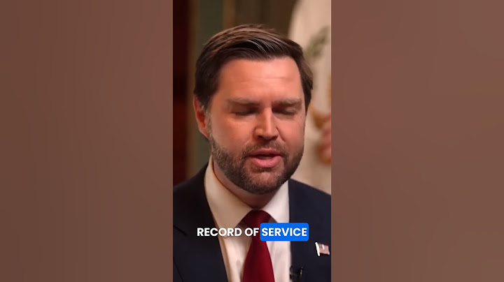 Vice President JD Vance's first interview