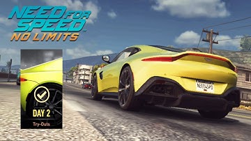 Aston Martin Vantage 2020 DAY 2 NFS No Limits Proving Grounds Gameplay Walkthrough
