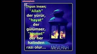 Mevlânâ 📢Düşündürücü Sözler📢Anlamlı Sözler📢Dini Sözler📢Etkileyici Sözler📢Özlü Sözler