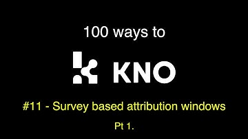 Survey powered attribution model pt1