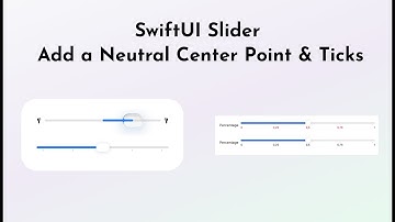 SwiftUI Slider: Add a Neutral Center Point and Ticks
