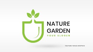 Nature Logo Design in Illustrator | Illustrator tutorial | Best Logo Design Ideas