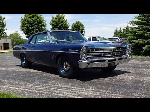 1967 Ford Custom 500 2 Door in Teal Blue Paint & 427 Engine Sound on My Car Story with Lou Costabile