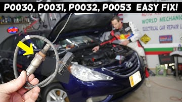 HYUNDAI SONATA CODE P0030, P0031, P0032, P0053 ENGINE LIGHT ON OXYGEN SENSOR