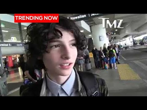 Finn Wolfhard Talks Kissing Millie Bobby Brown & 27 year old model's inappropriate comment -TMZ