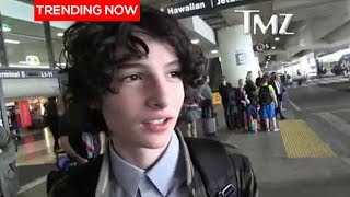 Finn Wolfhard Talks Kissing Millie Bobby Brown & 27 Year Old Models Inappropriate Comment -Tmz