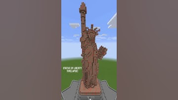 Statue of Liberty made with Copper Timelapse😀