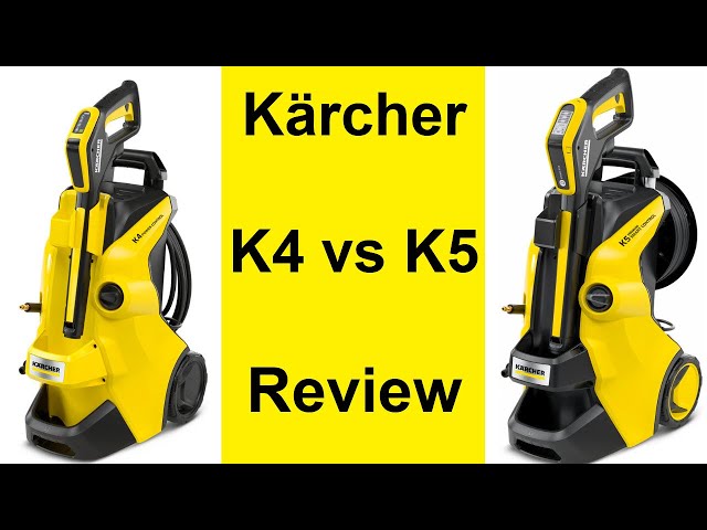 Karcher K4 vs K5 High Pressure Washer Comparison Review 