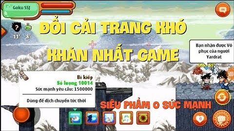 Sc1 || Đổi Cải Trang Yardrat Tiếp Tục Hành Trình Giảm Xuống 0 Sức Mạnh - Ngọc Rồng Online