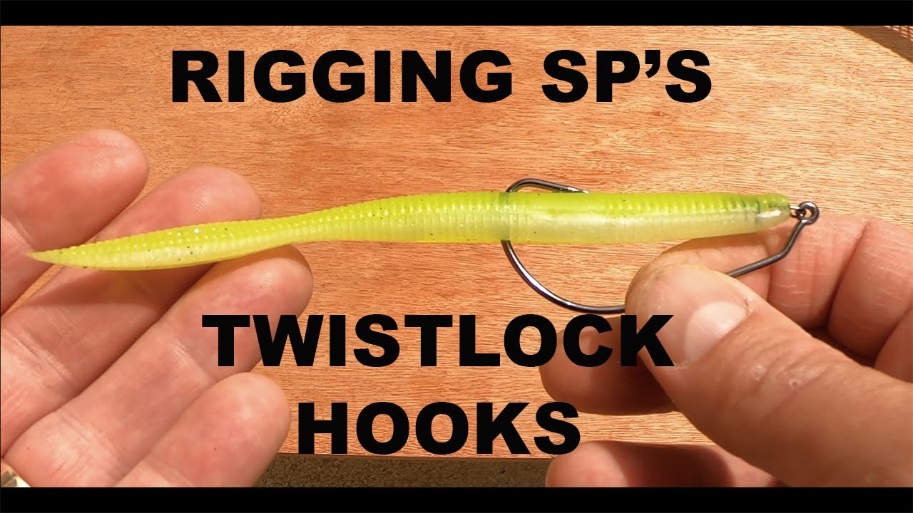 Twistlock Fishing Hooks,50pcs Worm Hooks with Centering Pin Spring  Unweighted Swimbait Hooks for Soft Plastic Lures Baits Bass Fishing : ספורט  ופעילות בחיק הטבע 