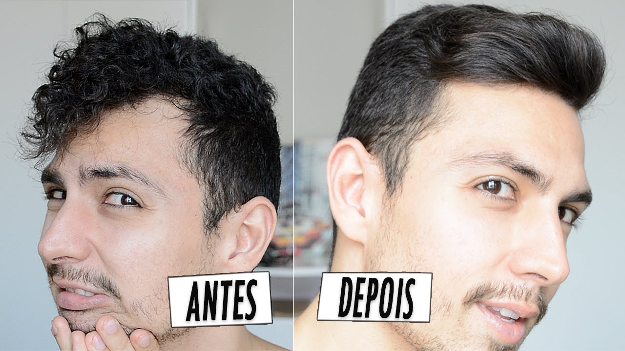 progressiva em cabelo masculino