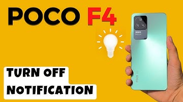 POCO F4 App Notification Settings || On/Off Apps Notifications