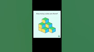 How many CUBES are there?! IQ test