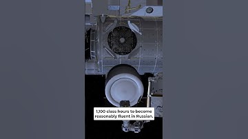 Foreign astronauts are required to speak Russian.