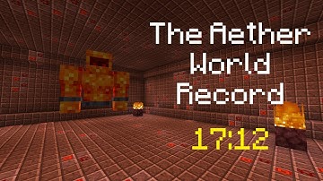 Minecraft Aether World Record Speedrun