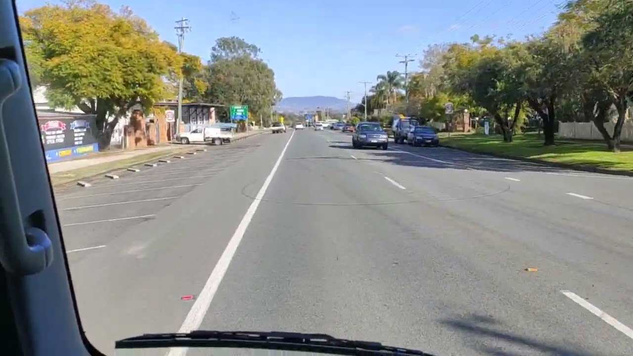 Driving in Beaudesert Queensland Australia 2022
