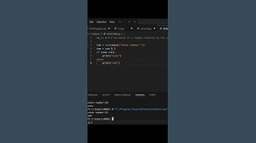 Odd or Even in Python? 🤔 | 30 Secs Tutorial | Python in 1 Minute 🚀#Shorts #python
