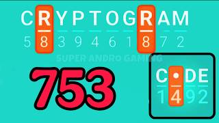 CRYPTOGRAM 753