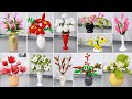 20+ Flower from different materials | How to make Flower | Home Decor