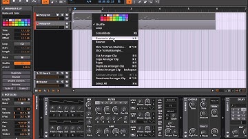 Bitwig Studio - Bouncing Instrument Clips to Audio Pre-Mixing