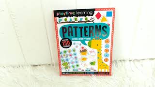 Playtime Learning Patterns Sticker Activity Book With Over 250 Stickers! screenshot 1