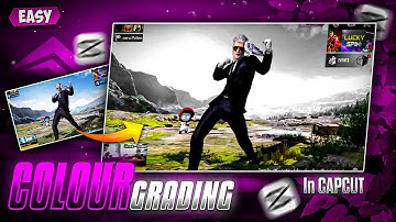 Pubg Lobby Colour Grading In Capcut | Cupcut New Pubg Video Editing 4k Quality.