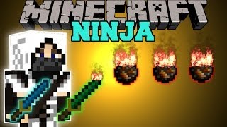 Minecraft: NINJA MOD (BECOME A NINJA AND USE EPIC KATANAS WITH ABILITIES!) Mod Showcase screenshot 2