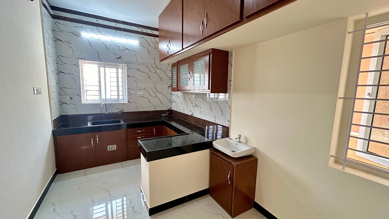 Latest PVC Modular Kitchen Design 16x8feet Kitchen & Dining Space👌😍