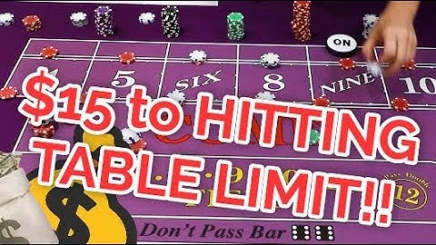$15 to Table Limit!! Triple Lux Craps System - Part 4
