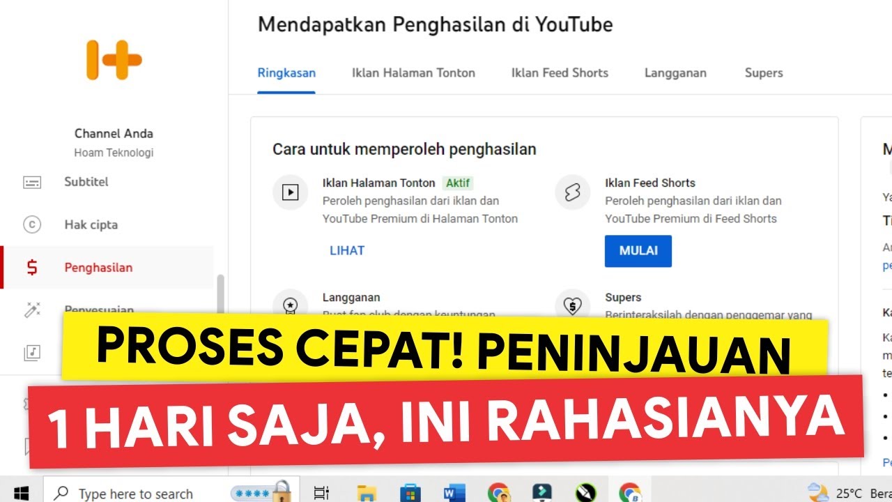 Menavigasi Proses Peninjauan Adsense untuk Channel YouTube: Panduan Lengkap dari Permohonan hingga Persetujuan