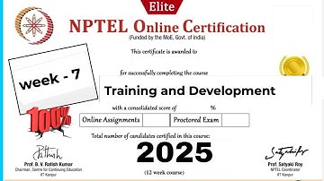 Training and Development week -7 Assignment Answers ll NPTEL 2025