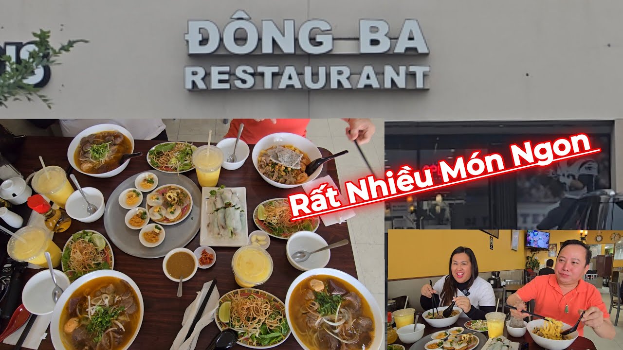 Nhiều Món Ngon Huế ở Quán Đông Ba....