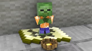 Monster School : Baby Zombie Gangster Become a Beggar - Minecraft Animation