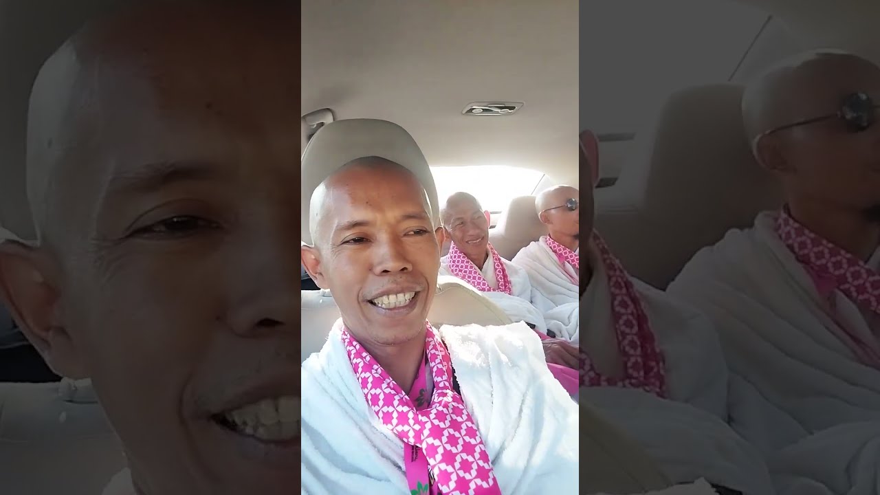 DARI MASJID AISYAH MENUJU MASJIDIL HARAM naik taksi berempat