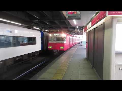 名鉄金山駅2番線　準急新可児行き到着