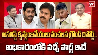 అనలిస్ట్ కృష్ణాంజనేయులు సంచలన గ్రౌండ్ రిపోర్ట్..అధికారంలోకి వచ్చే పార్టీ ఇదే | 99TV