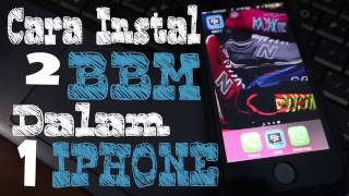 Instal App 2 BBM di 1 IPHONE - NO JAILBREAK (Indonesia) screenshot 4