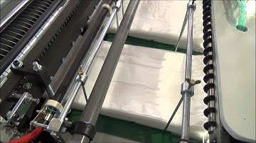 Bottom sealing bag making machine